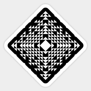 Triangles composition Sticker